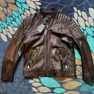 Brand New!! Lucky Brand Mens motorcycle style jacket large